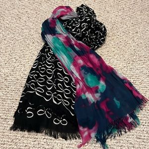 Lot of 2 Kate Spade scarves